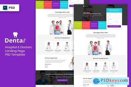 Hospital & Doctors - Landing Page PSD Template-03