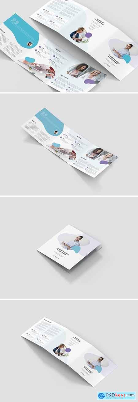 Brochure  StartUp Agency Tri-Fold Square
