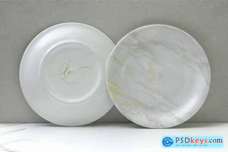 Porcelain Plate Mockup