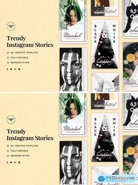 Trendy Instagram Stories Template