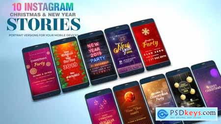 Videohive Christmas and New Year I Instagram Stories