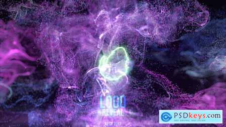 VideoHive Neon Fluid Particles Reveal