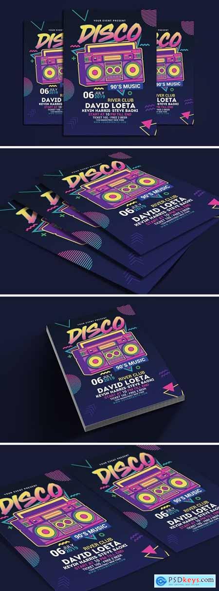 Disco Retro Music Party