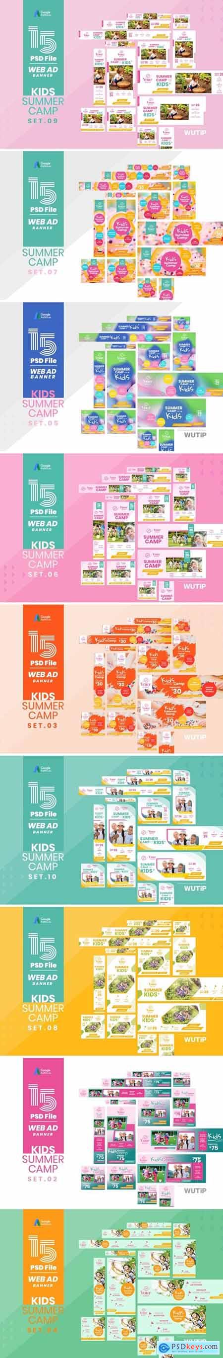 Web Ad Banner-Kids Summer Camp Bundle