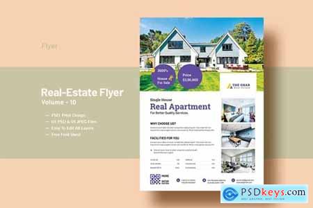 Real Estate (Apartment Sales) Flyer Template V-10