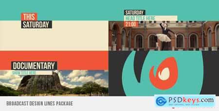 Videohive Broadcast Design Lines Package