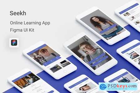 Seekh - Online Learning UI Kit for Figma