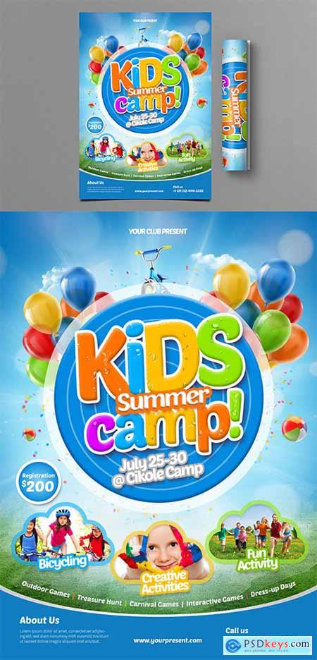 Kids Summer Camp Flyer