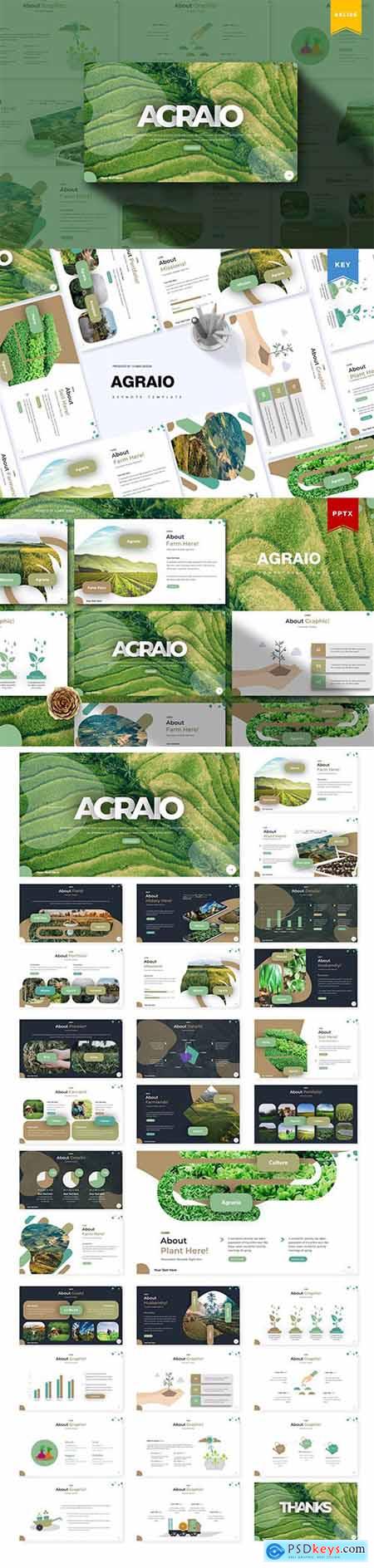 Agraio - Powerpoint, Keynote and Google Slides Templates