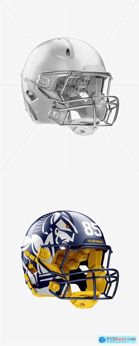 American Football Helmet Mockup - Halfside View 11913