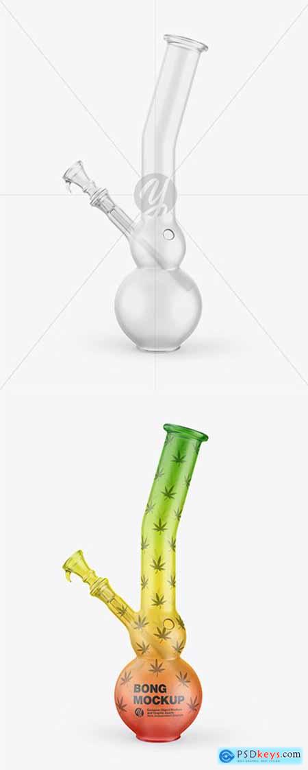 Frosted Glass Bong Mockup 44936