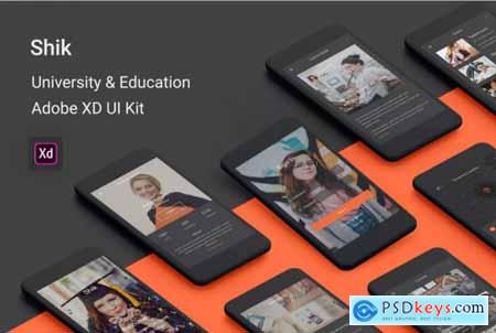Shik - University & Education UI Kit for Adobe XD