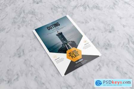 OUTING Travel Flyer Template