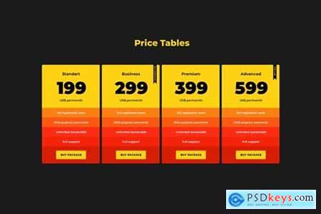 Price Table 23 - Flat Colors