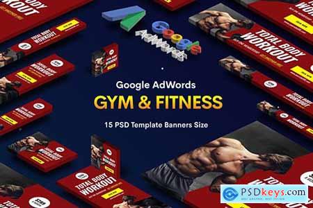 Gym & Fitness Banners Ad