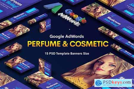 Perfume & Cosmetic Banners Ad