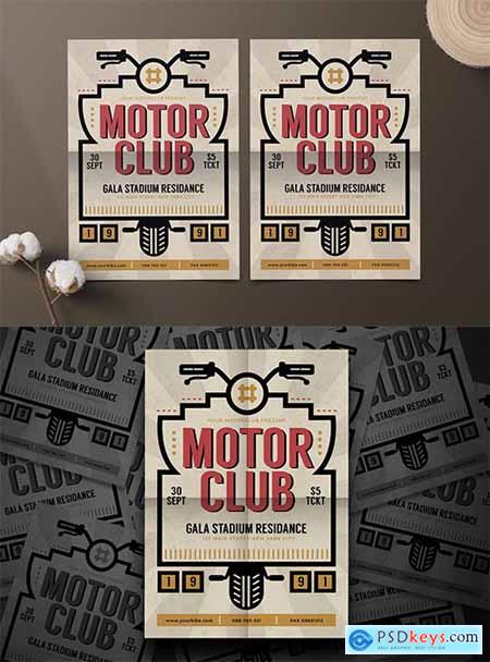 Motor Club Flyer
