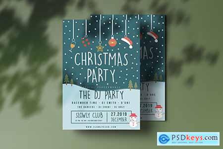 Christmas Party Flyer E6YXFPZ