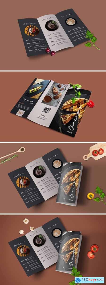 Trifold Restaurant Menu Template 328FJMU