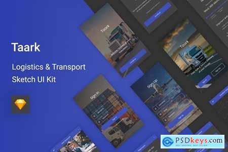Taark - Logistics & Transport Sketch UI Kit
