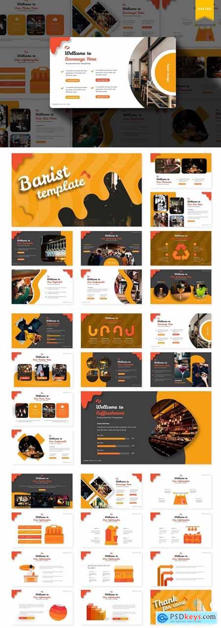 Barist Powerpoint Google Slides and Keynote Templates