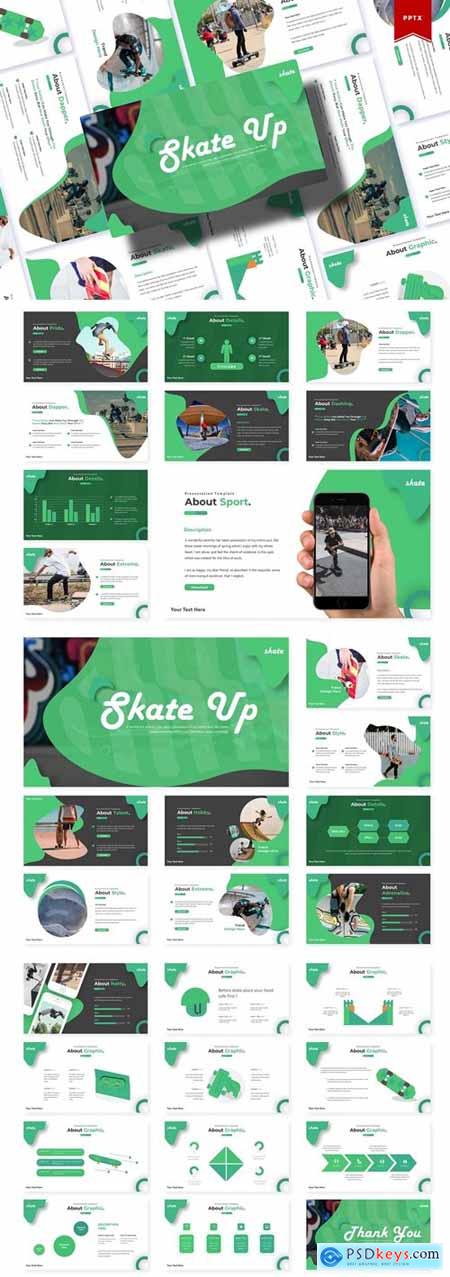 Skate Up Powerpoint Google Slides and Keynote Templates