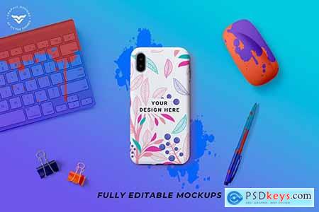 Mobile Cover Mockup Template
