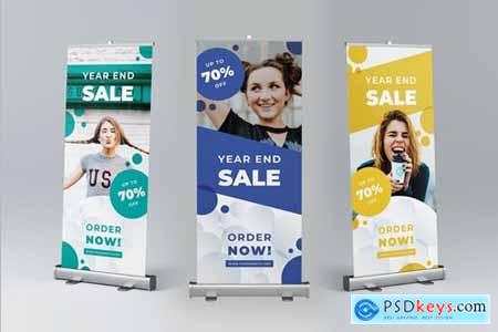 Sale Fashion Roll Up Banner Promotion