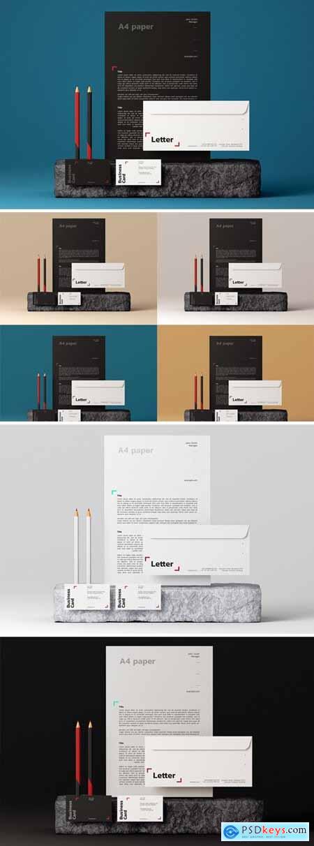 Stationery Mock-Up Template