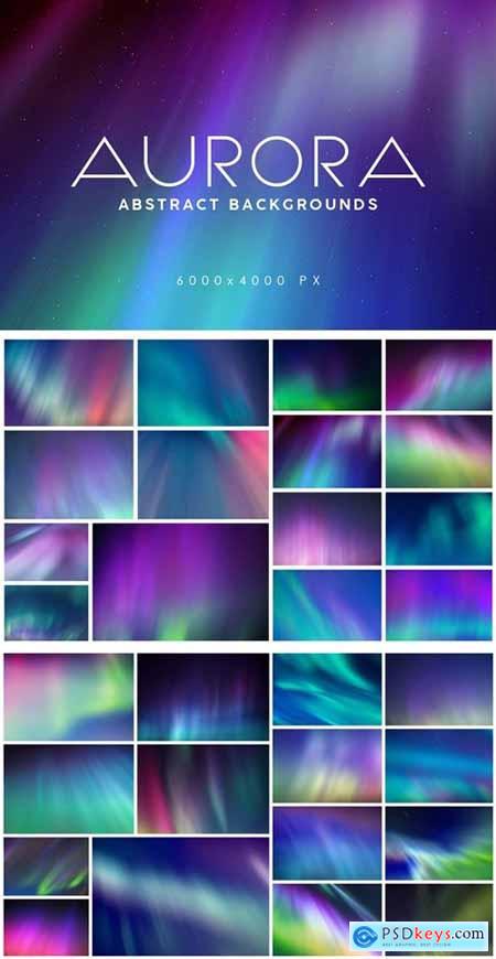30 Aurora Space Backgrounds