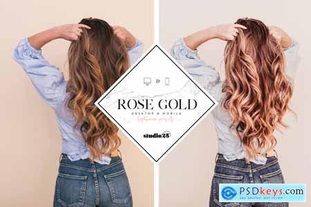 Rose gold lightroom preset 3781572