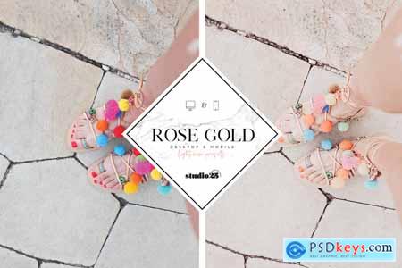 Rose gold lightroom preset 3781572