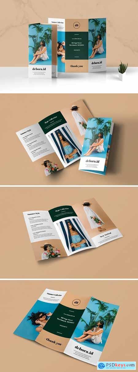 Trifold Fashion Business Brochure