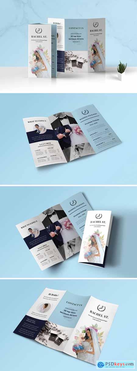 Trifold Weddings Business Brochure
