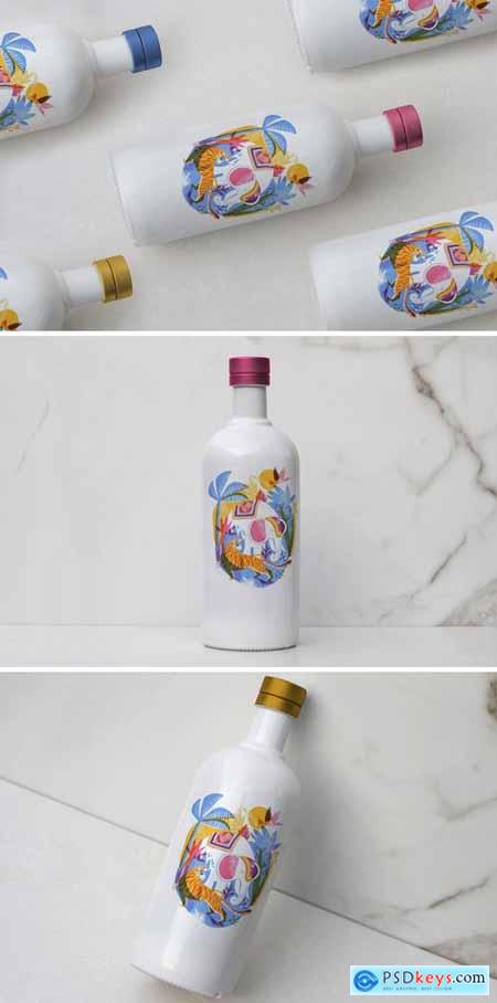 Porcelain Bottle Mock Up