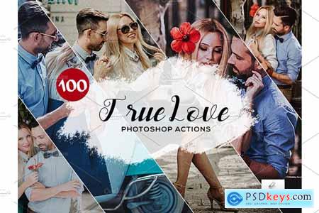 100 True Love Photoshop Actions 3934901