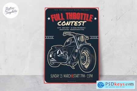 Motorcycle Poster Template