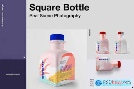 Square Plastic Bottle