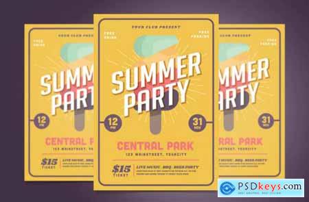 Summer Party Flyer U2VQR53