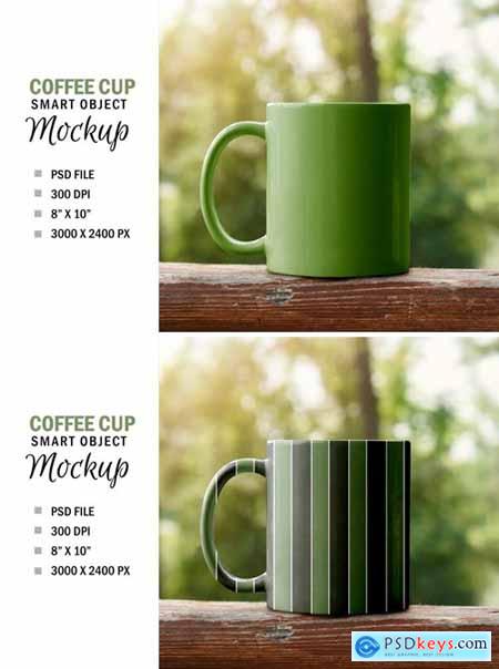 Smart Object Cup Sublimation Mockup