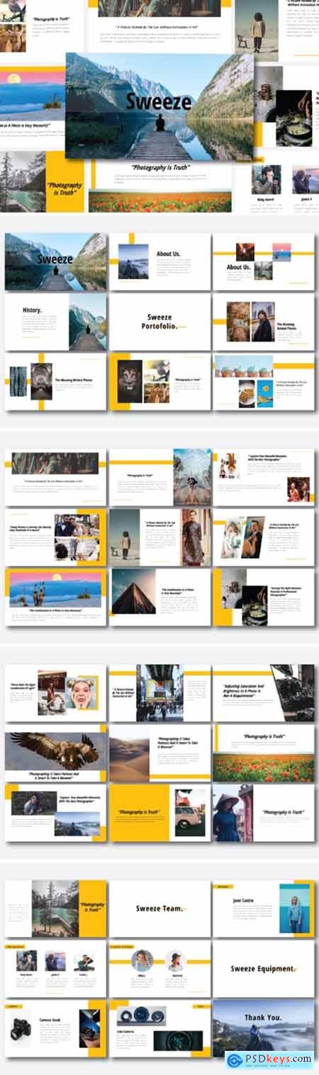 Sweeze Powerpoint, Keynote and Google Slides Templates
