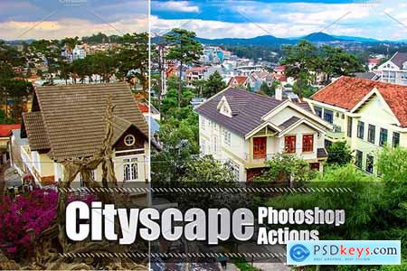 30 Cityscape Photoshop Actions 3937117
