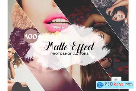 100 Matte Effect Photoshop Actions 3934740
