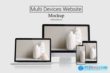 Multi Devices Website Mockup 3935318