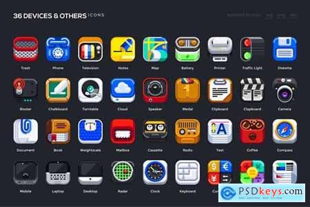 36 Device & Other Icons