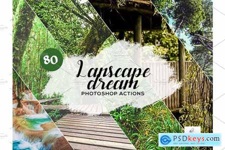 80 Landscape Dream Photoshop Actions 3934729