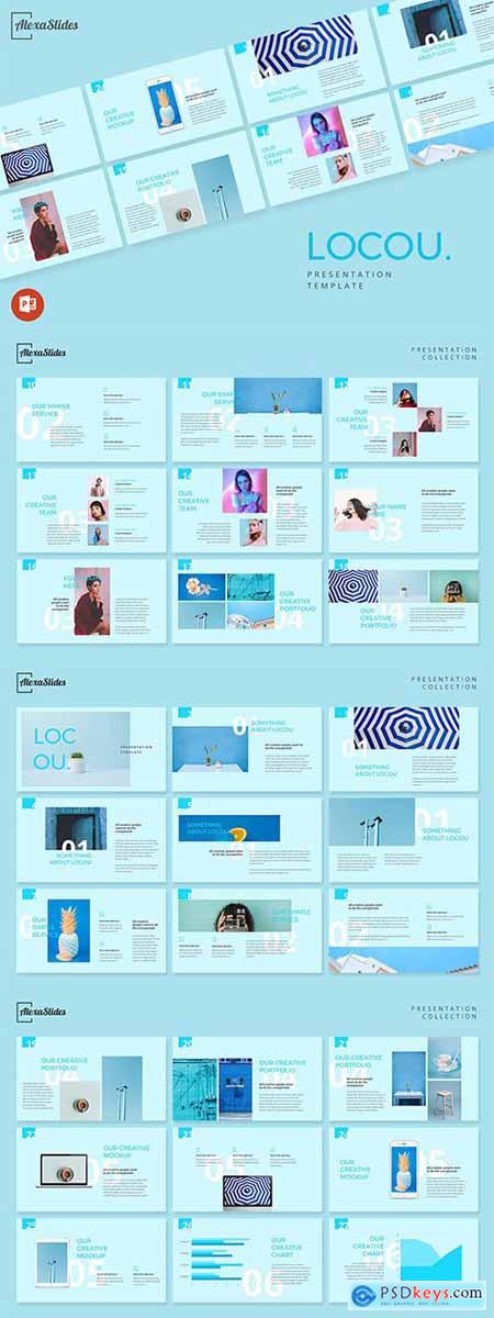 Locou - Fashion Powerpoint, Keynote and Google Slides Templates