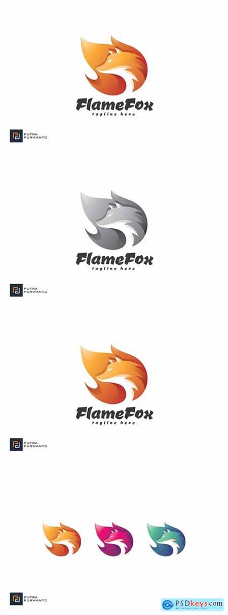 Flame Fox - Logo Template