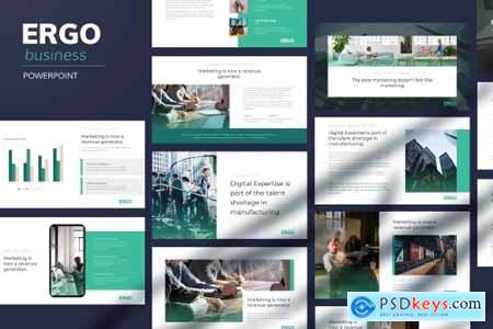 Ergo - Business Pitch Powerpoint, Keynote and Google Slides Templates