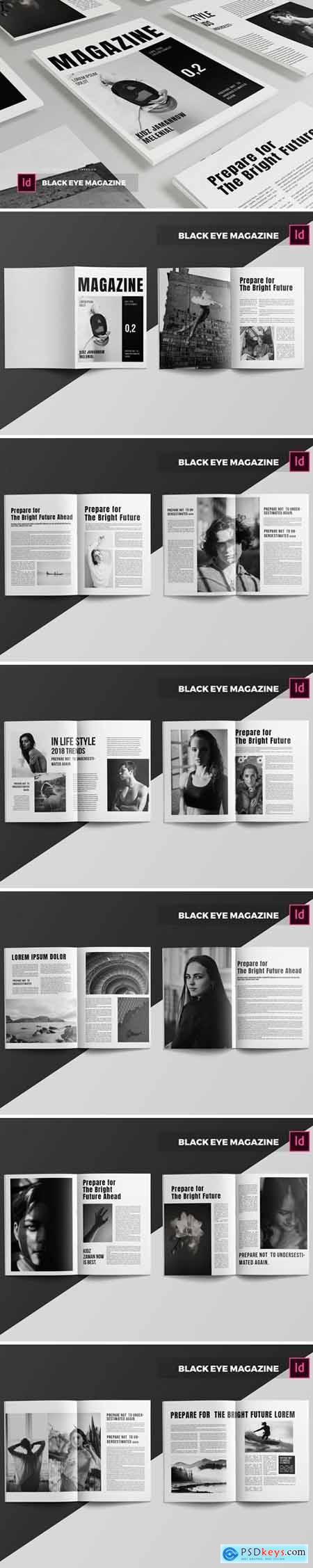 Black Eye Magazine Template